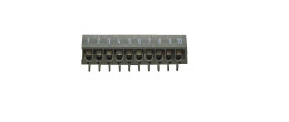 TRT-10 Terminal Atornillable de 10 Color Gris