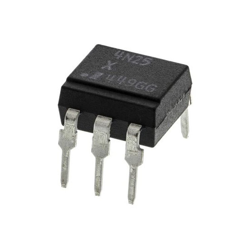 4N25 Optoacoplador con Salida a Transistor