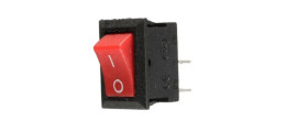 835-065 Switch balancin mini 1p-1t 3a 250v Rojo