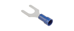 TU-865 Terminal Tipo U Forro Azul Calibre 14-16