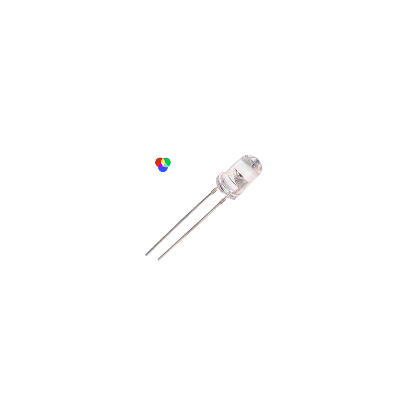 LD5-CAM-ULT-R Led 5MM Camaleon Ultrabrillante Rapido