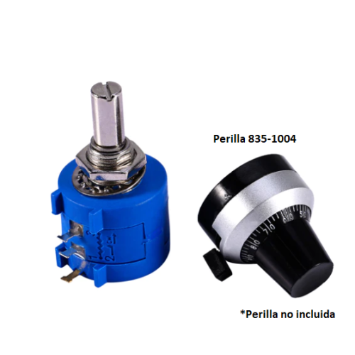 POT10K-PRE Potenciómetro de Precisión 3590S, 10 Vueltas, 10Kohm