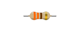 R330E-1-2 Resistencia de Carbón 330 ohms 1/2 Watt