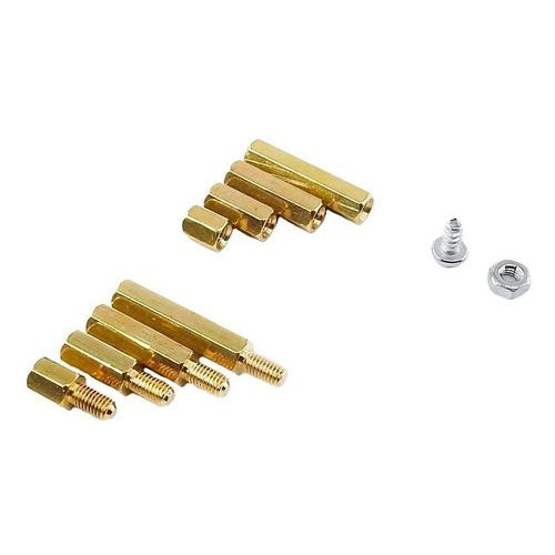 XS-303 Kit De 120 Separadores Standoff Hexagonales Y Tornillos  M3 De Latón