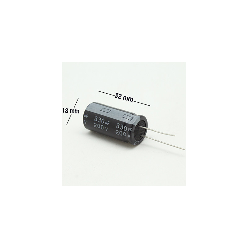CE-330-200V Capacitor Electrolítico 330uF 200V 105C