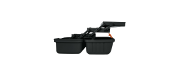 CPE-16N Caja para Pesca Organizador de 16" Color Gris con Tapa Naranja 10539