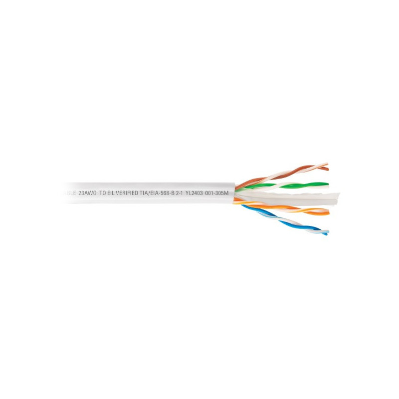 080-580-C6-BLC Cable UTP Categoría CAT6 para RED Ethernet