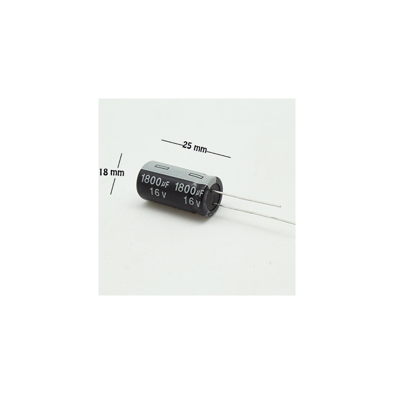 CE-1800-16V Capacitor Electrolítico 1800uF 16V 105C